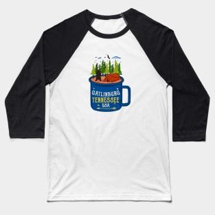 Gatlinburg Tennessee Coffee Mug Bear Great Smoky Mountains Baseball T-Shirt